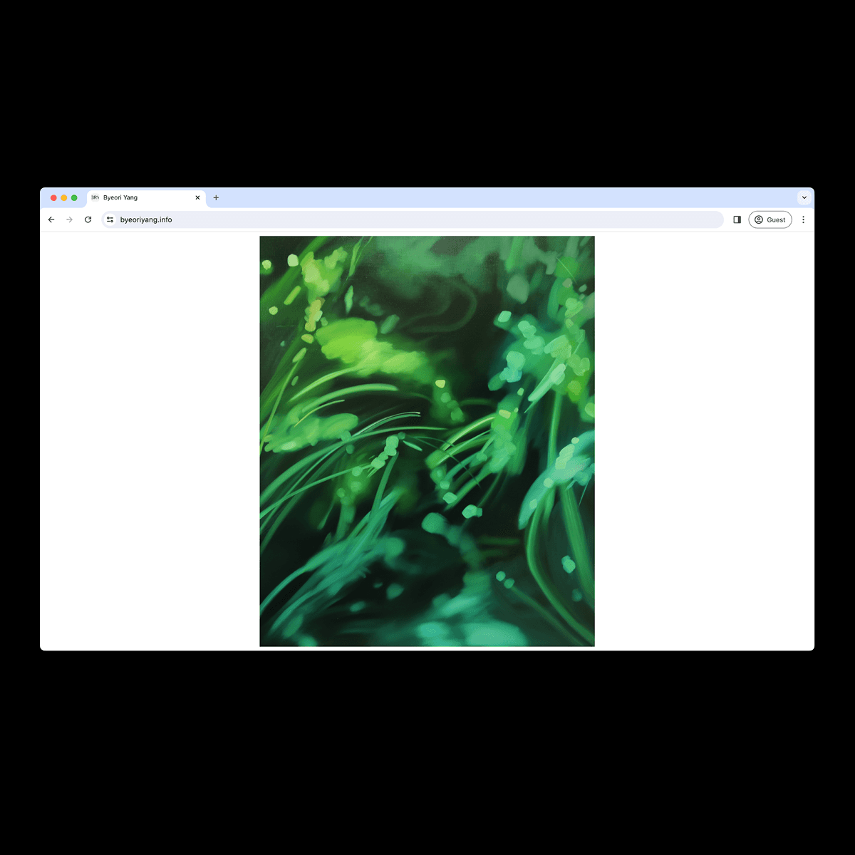 Byeori Yang, Artist Byeori Yang Official Website, Website, 2023