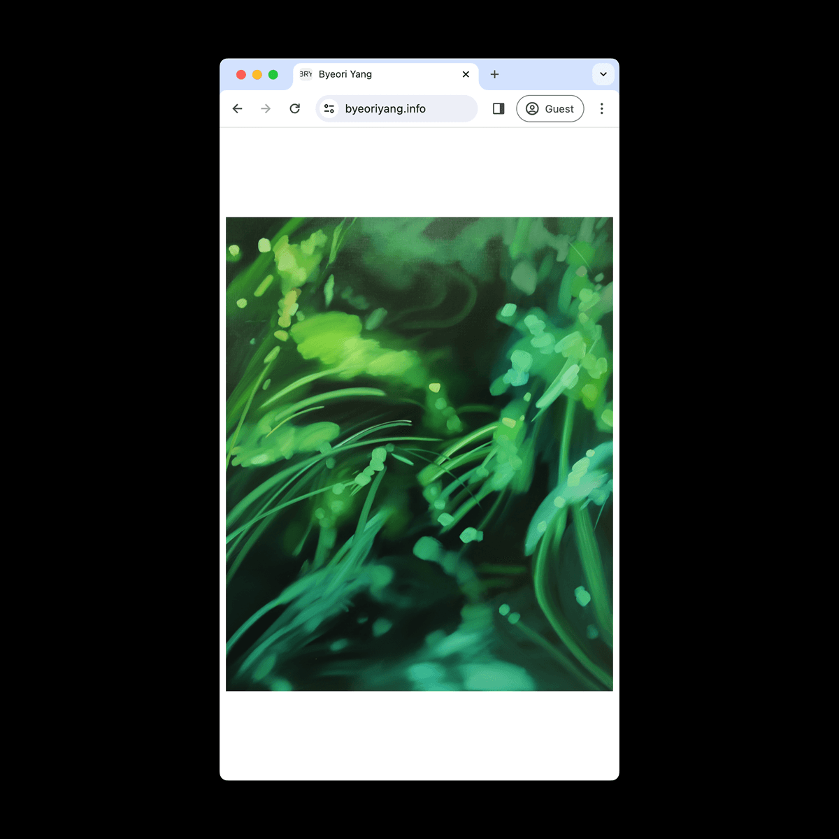 Byeori Yang, Artist Byeori Yang Official Website, Website, 2023